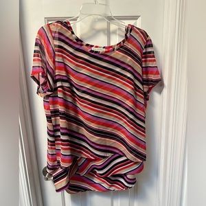 Tiered multicolor blouse
